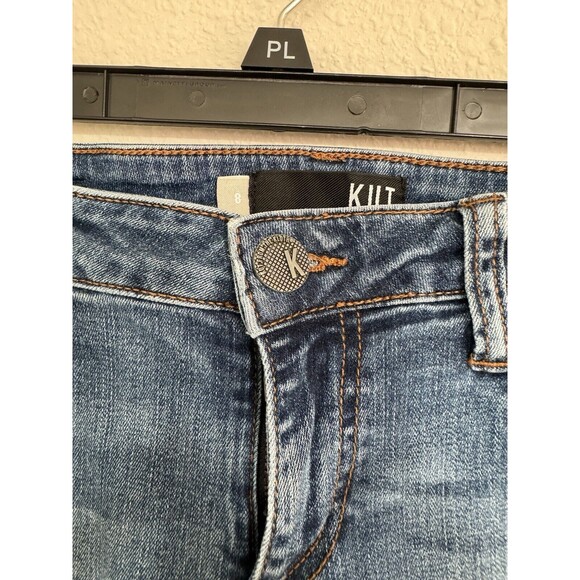 KUT From The Kloth Jeans Womens 8 Blue Connie Mid Rise Ankle Skinny Designer - Picture 6 of 11